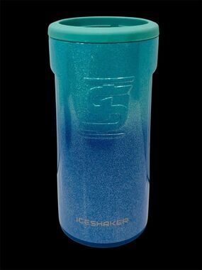 Ice Shaker Canpanion Sparkly Slim Can Cooler Insulated 12oz Slim Skinny Beer